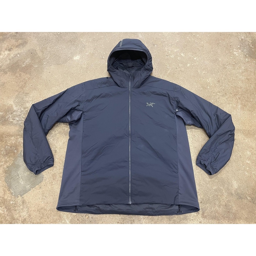 Arc'teryx Atom Hoody Jacket Mens 3XL Blue Insulated Hooded Hiking Full Zip